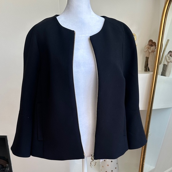 Ann Taylor Black Cape Jacket - Picture 6 of 8